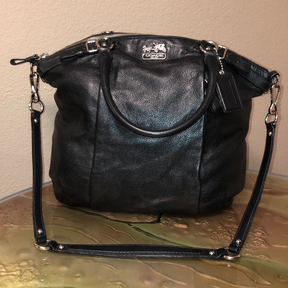 Coach Pebbled Leather Hobo Bag